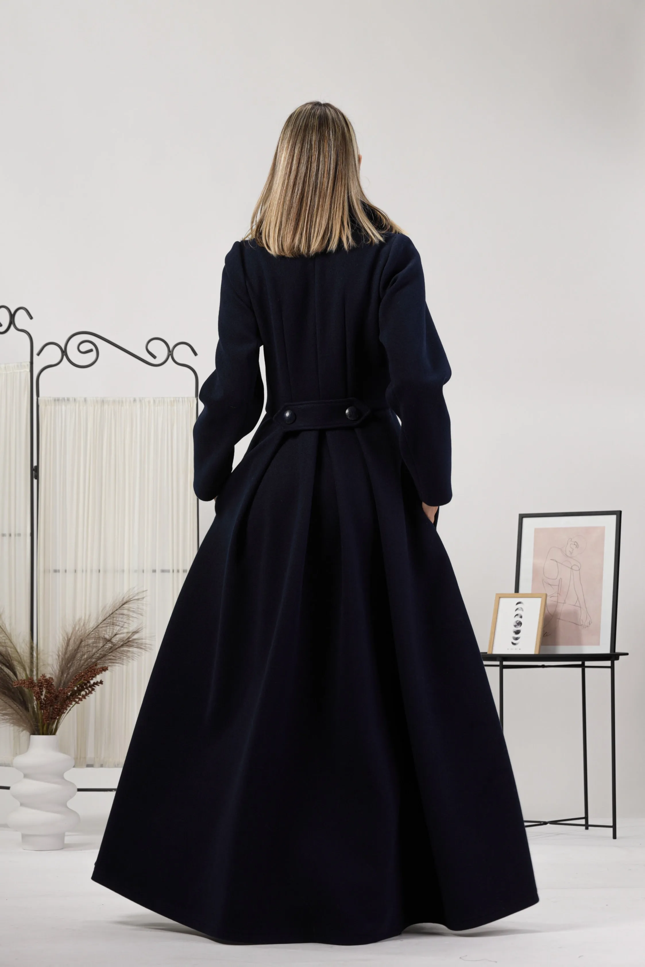 Wool Princess Maxi Coat