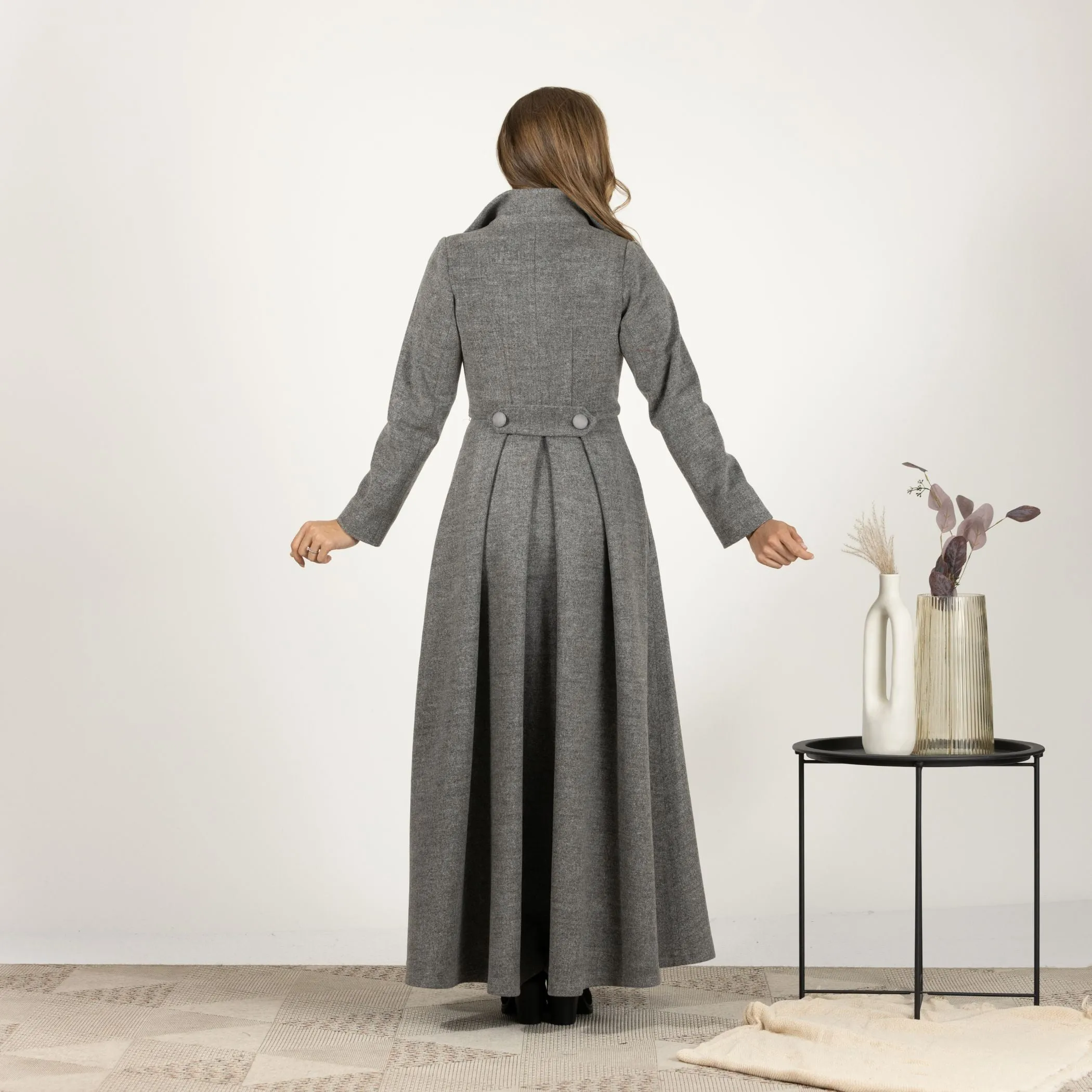 Wool Princess Maxi Coat