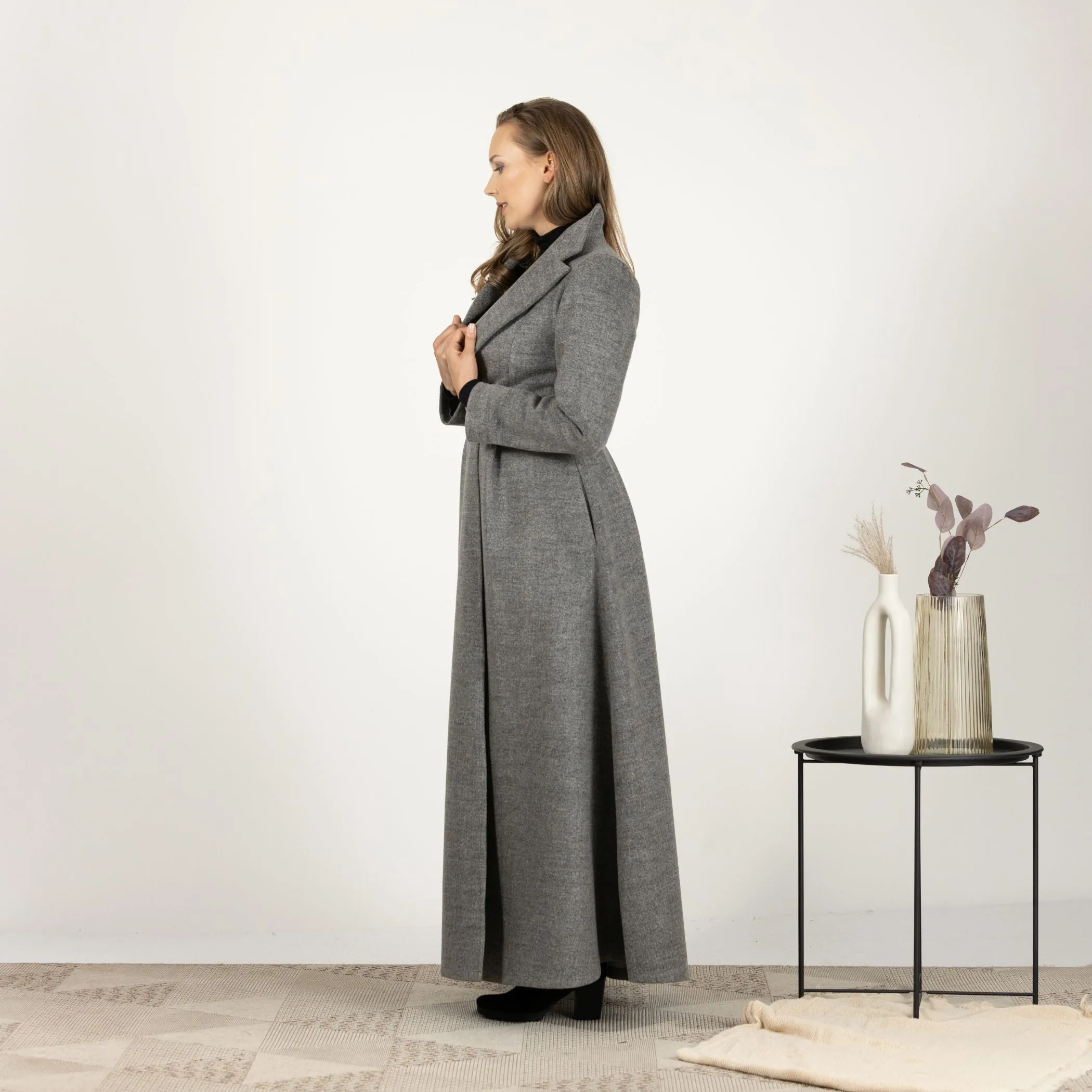 Wool Princess Maxi Coat