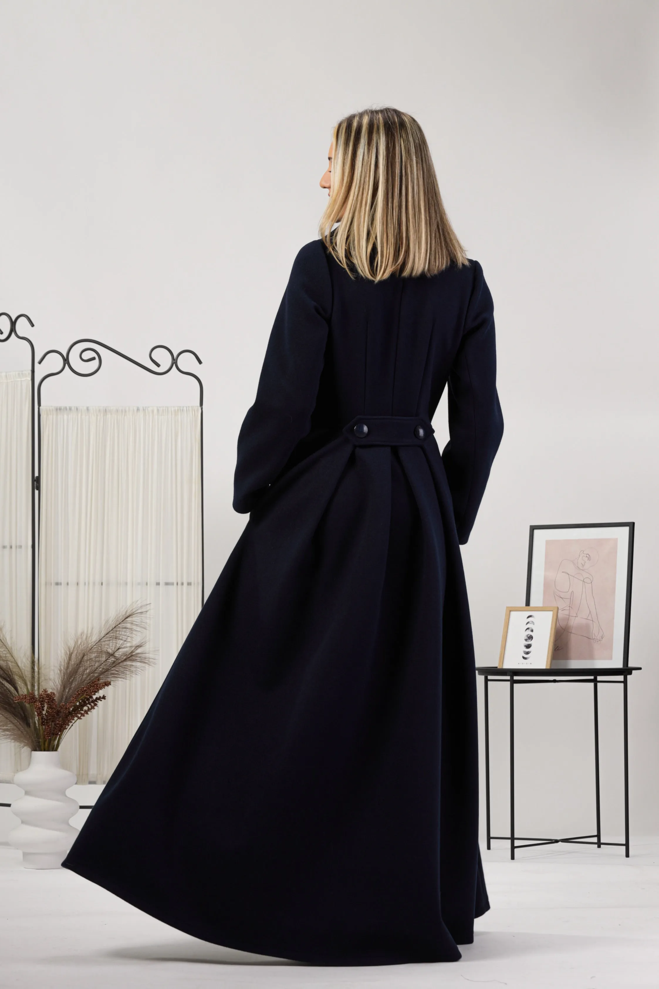 Wool Princess Maxi Coat