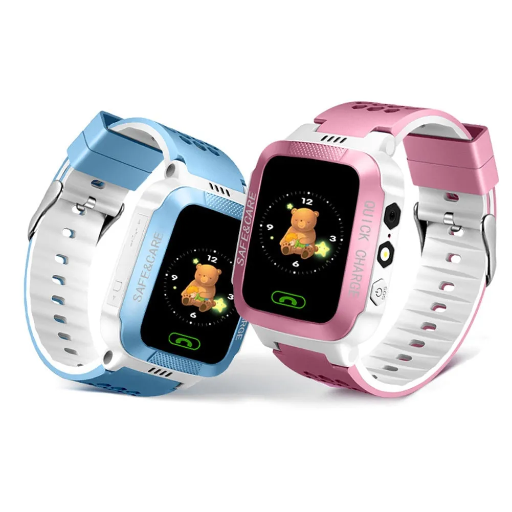 Y21S Kids Touch Screen Smart Watch with SOS, Motion Tracking and Dual Positioning