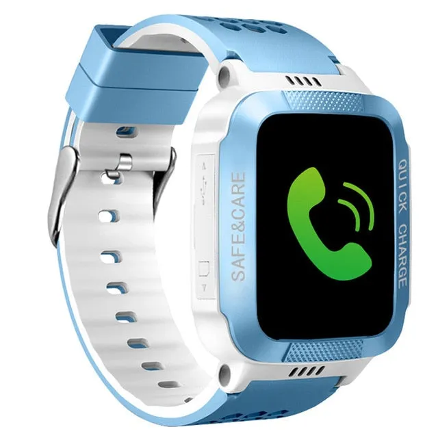 Y21S Kids Touch Screen Smart Watch with SOS, Motion Tracking and Dual Positioning