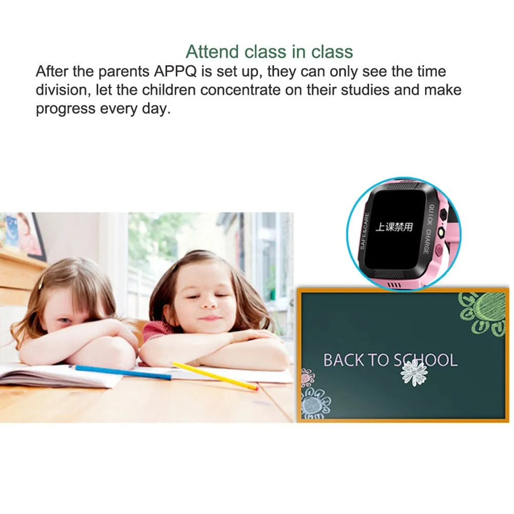 Y21S Kids Touch Screen Smart Watch with SOS, Motion Tracking and Dual Positioning