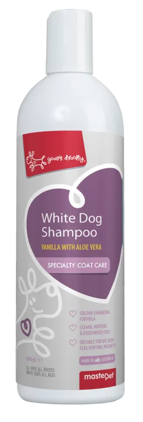 Yours Droolly White Dog Shampoo 500ml